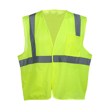 Cheap Traffic Mesh Fabric Safety Vest